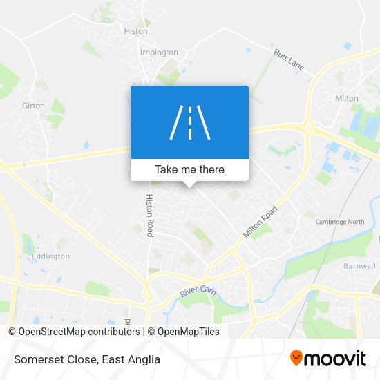 Somerset Close map