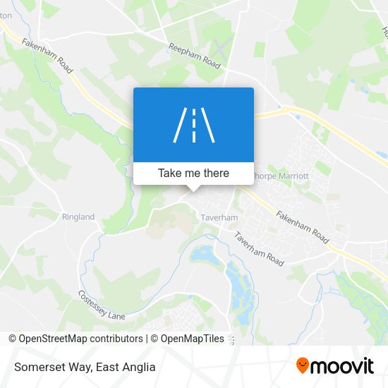 Somerset Way map