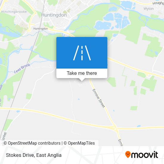 Stokes Drive map