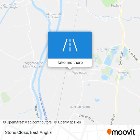 Stone Close map