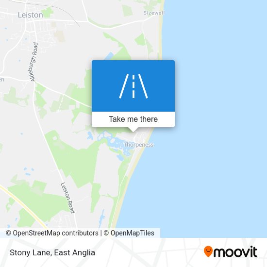 Stony Lane map