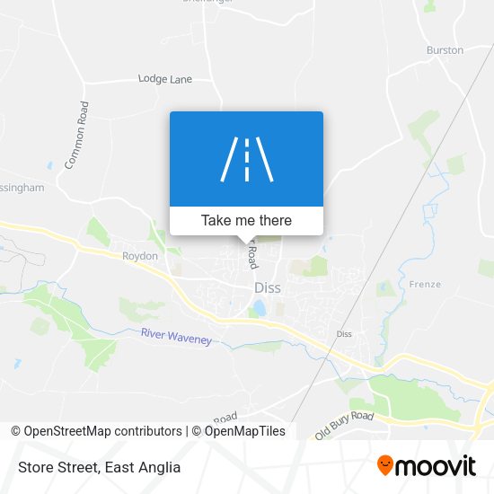 Store Street map