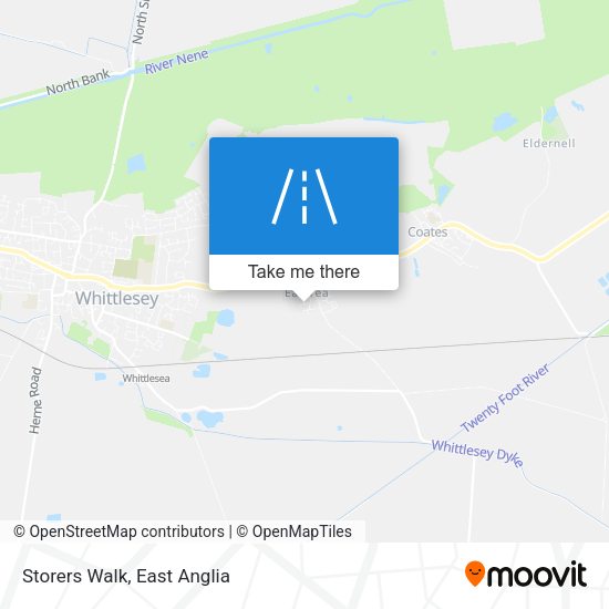 Storers Walk map