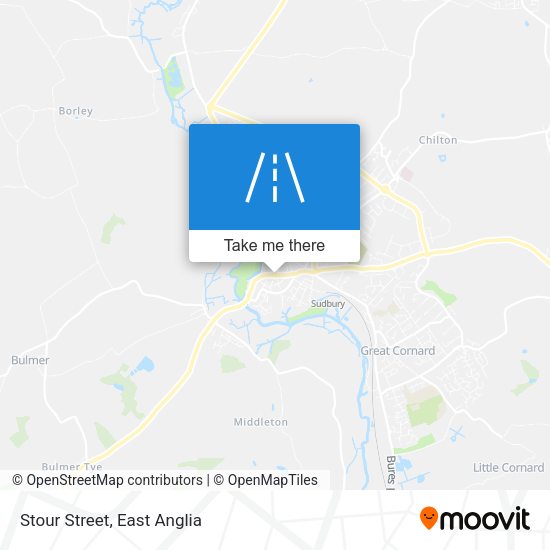 Stour Street map