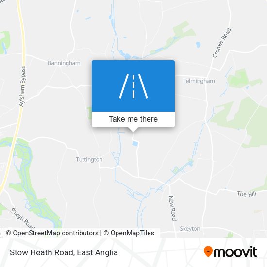 Stow Heath Road map