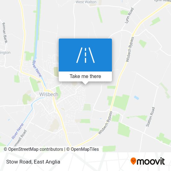 Stow Road map