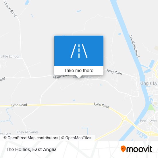 The Hollies map