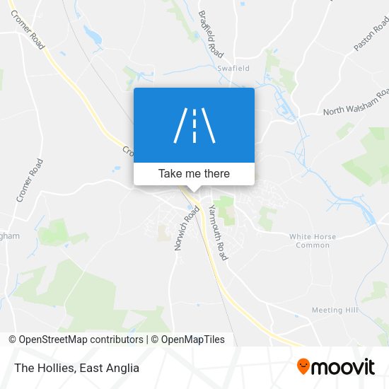 The Hollies map
