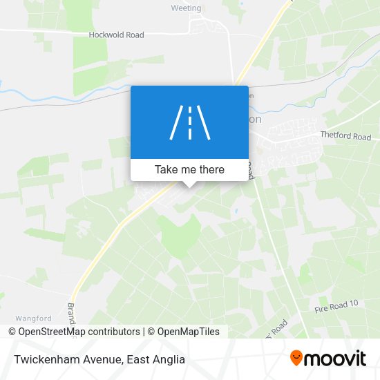 Twickenham Avenue map