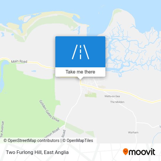Two Furlong Hill map