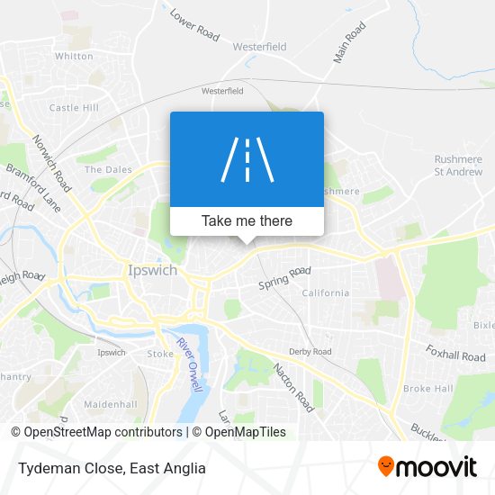 Tydeman Close map