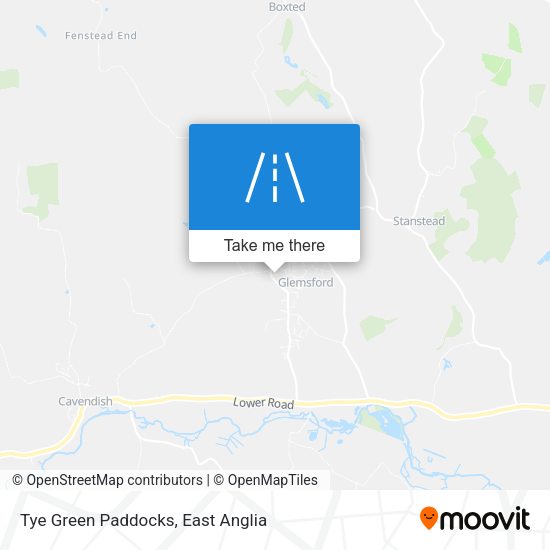 Tye Green Paddocks map