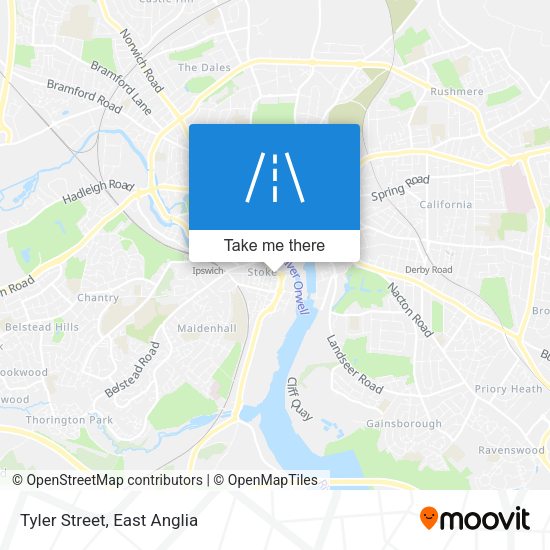 Tyler Street map