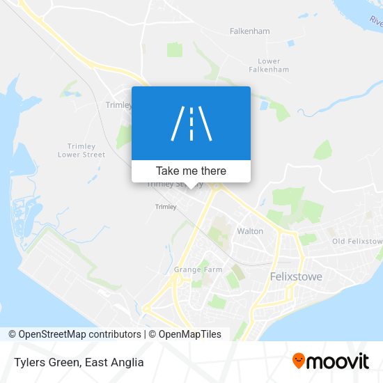 Tylers Green map