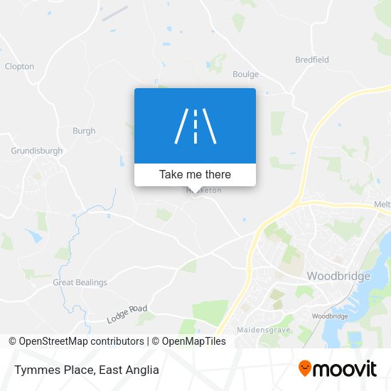 Tymmes Place map