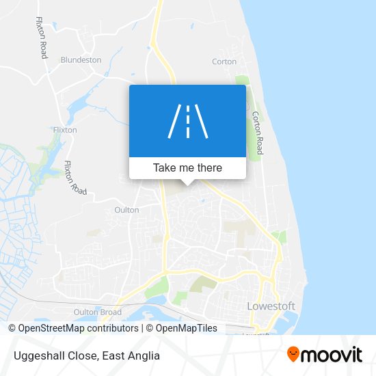 Uggeshall Close map