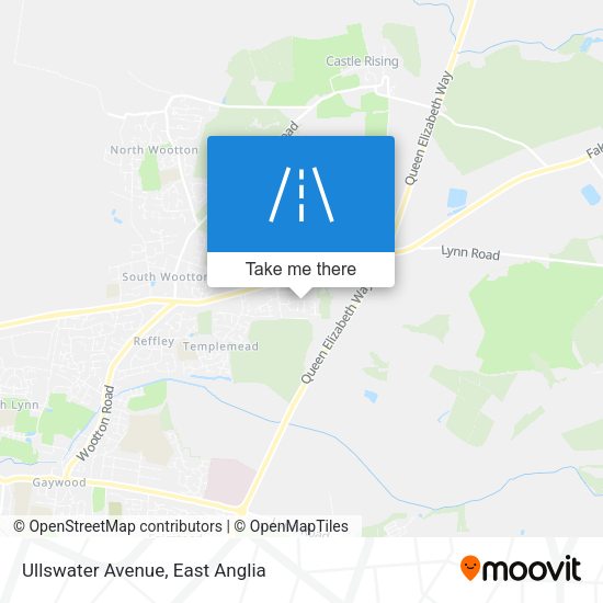 Ullswater Avenue map