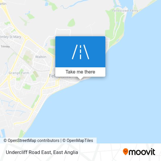 Undercliff Road East map
