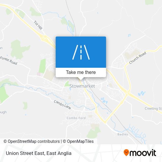 Union Street East map