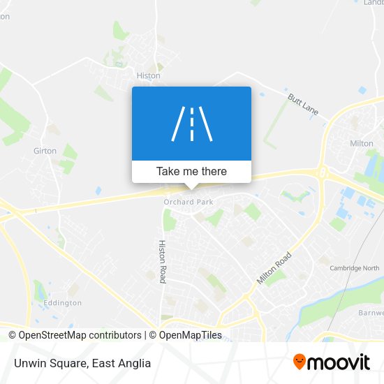 Unwin Square map