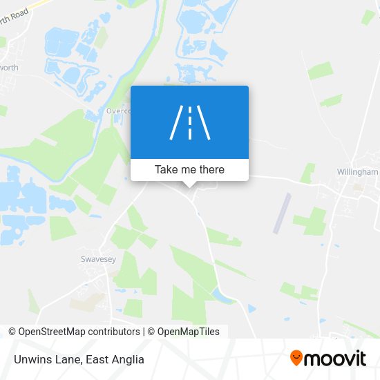 Unwins Lane map