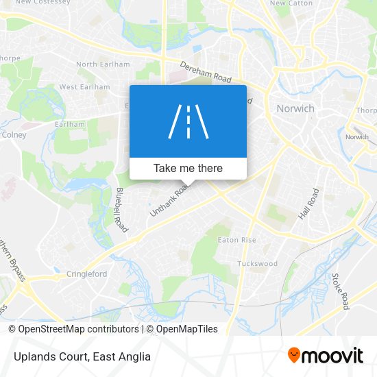 Uplands Court map