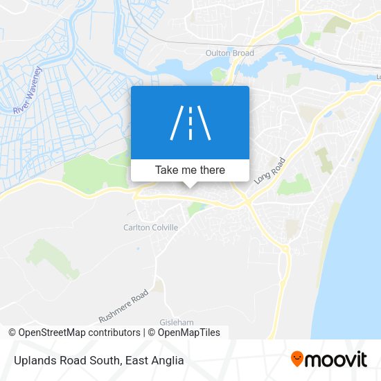 Uplands Road South map