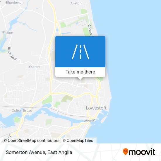 Somerton Avenue map