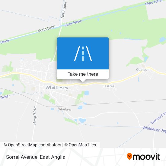 Sorrel Avenue map