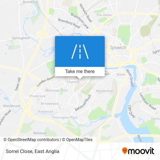 Sorrel Close map