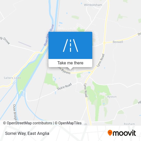 Sorrel Way map