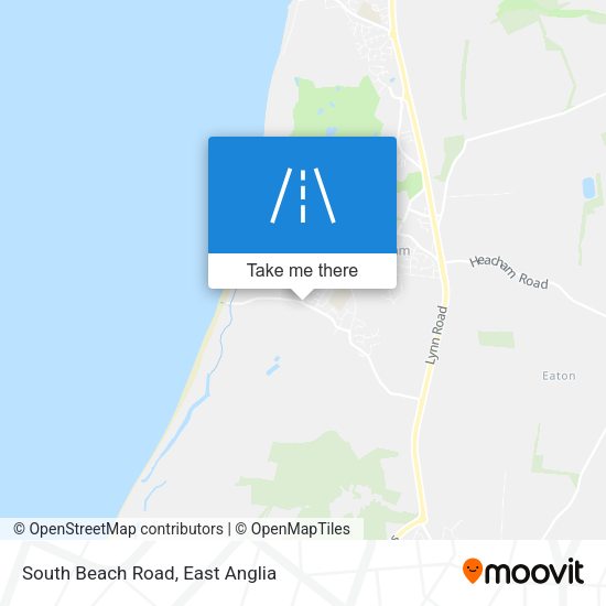South Beach Road map