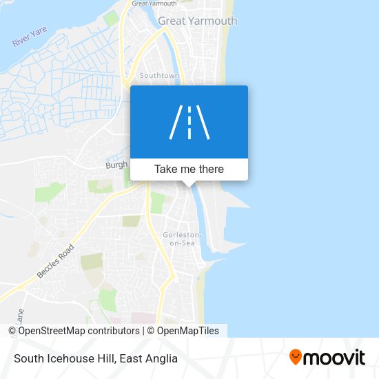 South Icehouse Hill map
