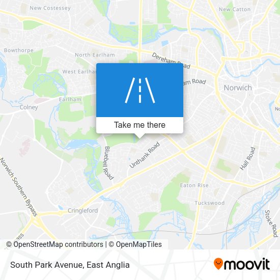 South Park Avenue map
