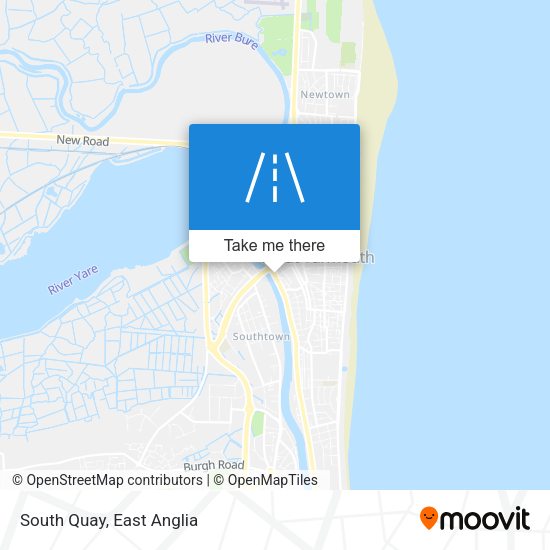South Quay map