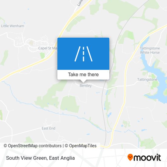South View Green map