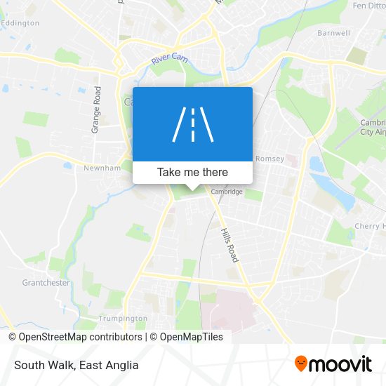 South Walk map