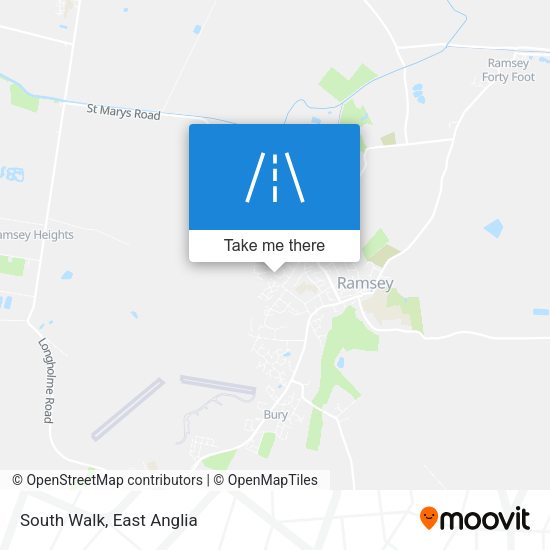 South Walk map