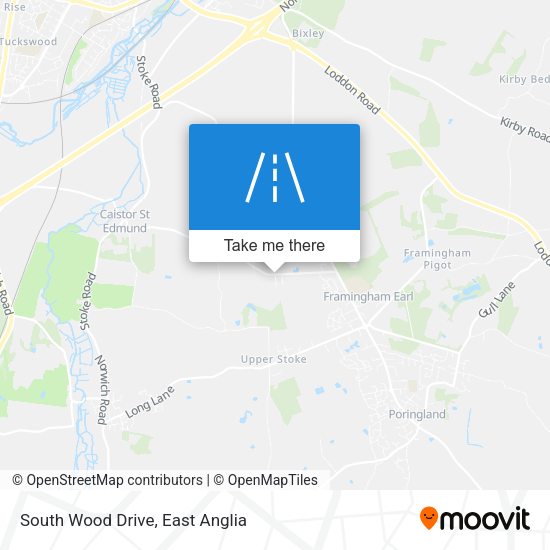 South Wood Drive map