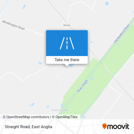 Straight Road map