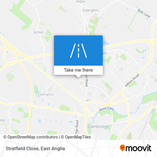 Stratfield Close map