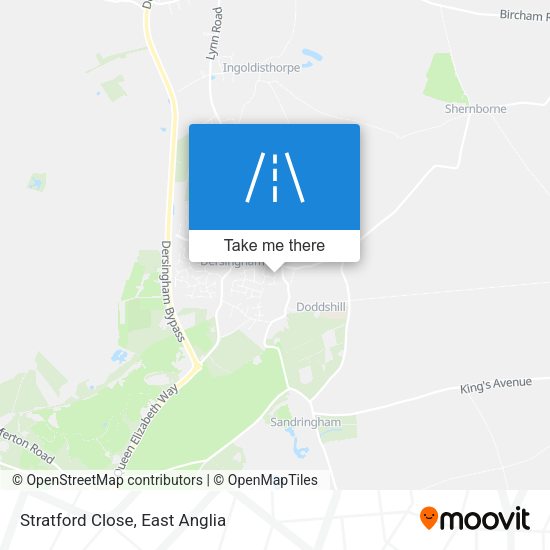 Stratford Close map