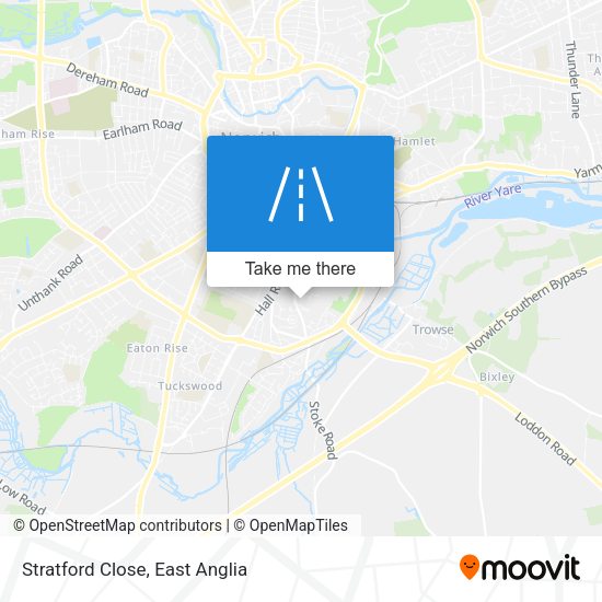 Stratford Close map