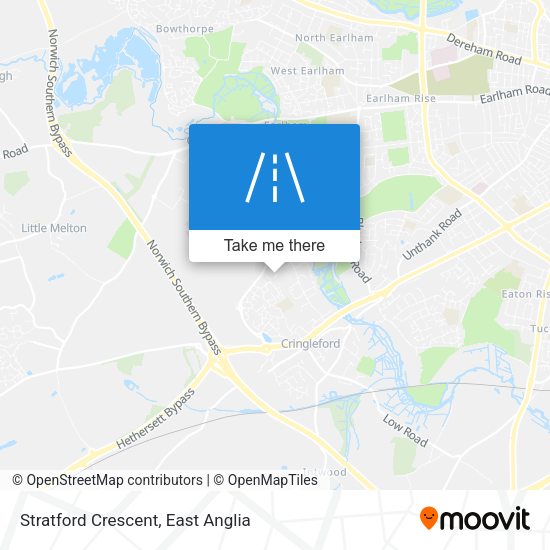 Stratford Crescent map