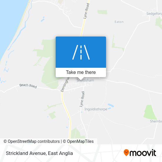 Strickland Avenue map