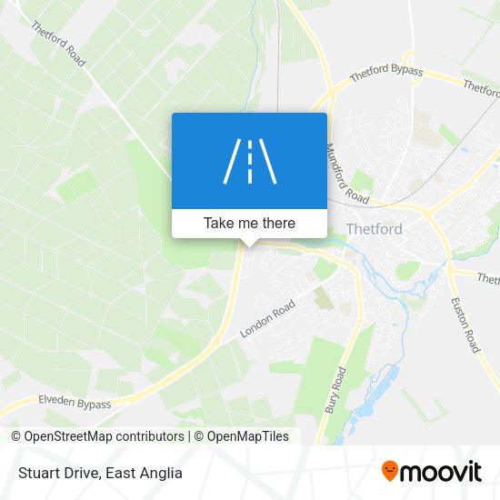 Stuart Drive map