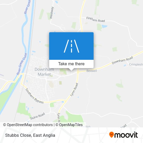 Stubbs Close map