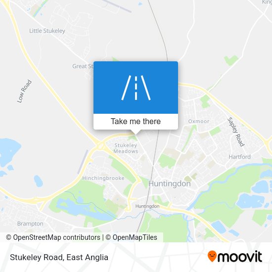 Stukeley Road map