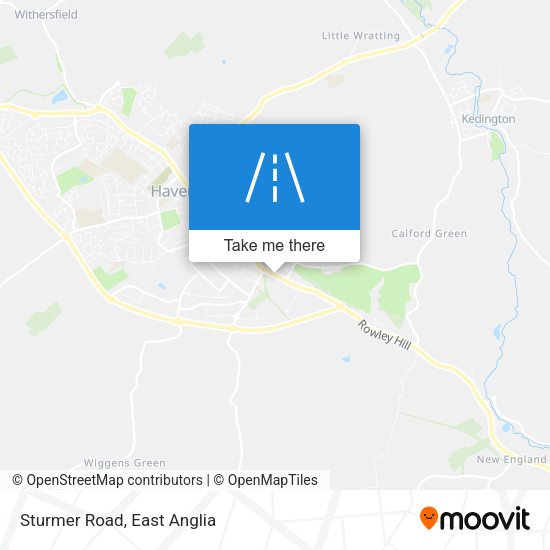 Sturmer Road map