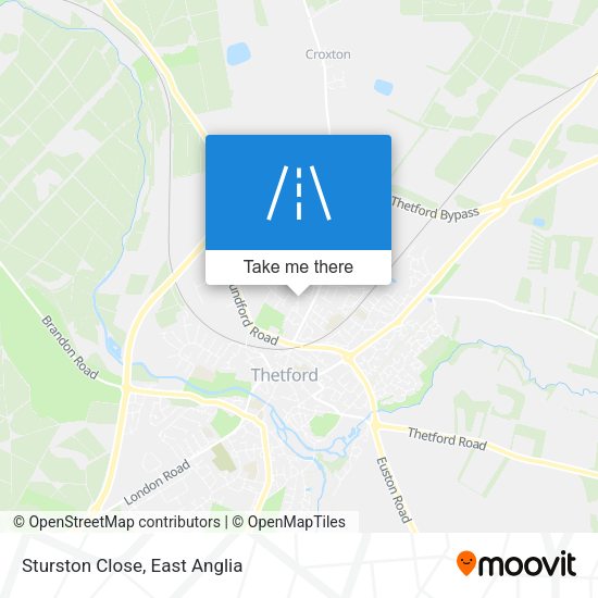 Sturston Close map